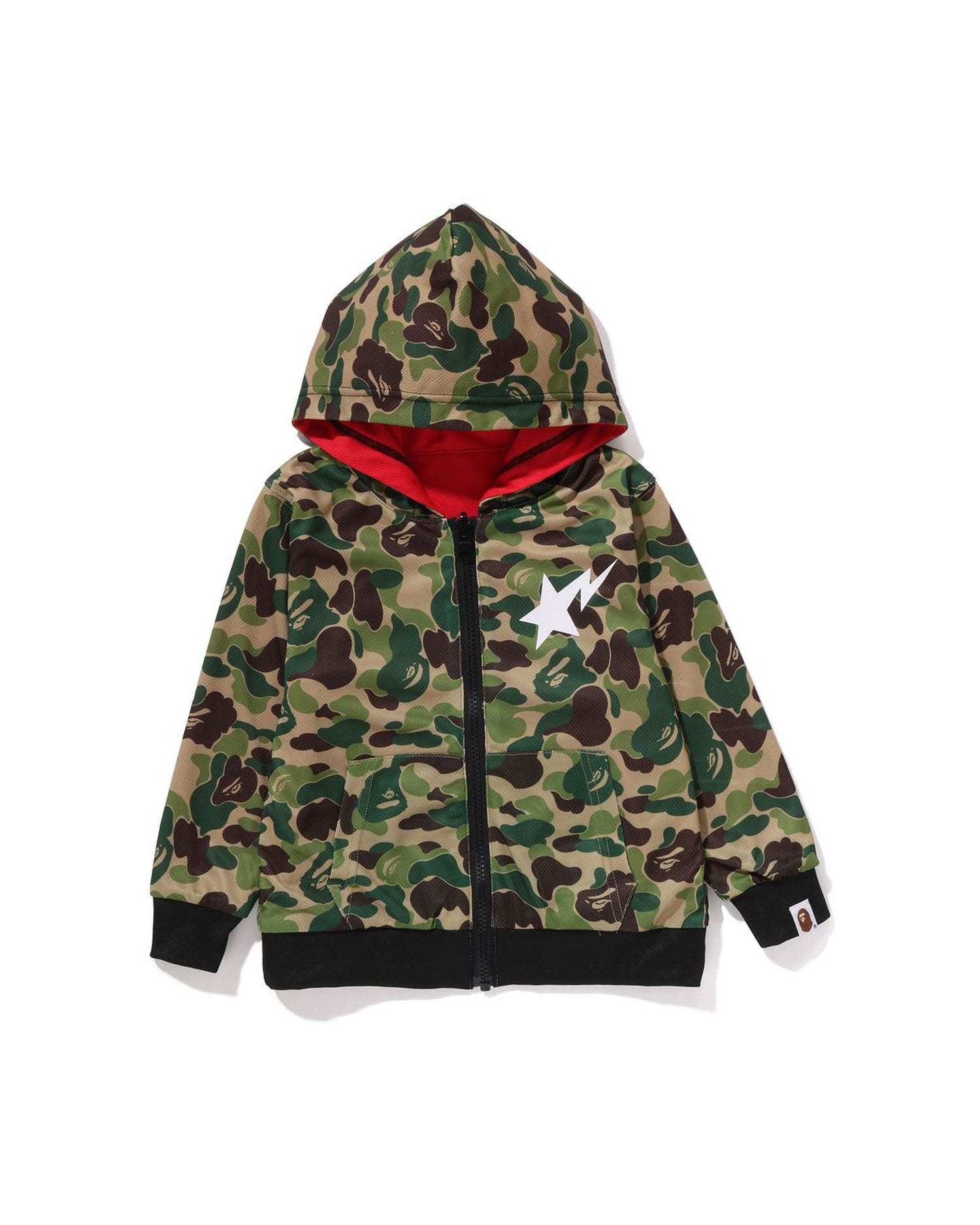 A BATHING APE
 ハーフパンツ A BATHING APE® Abc Camo Crochet Relaxed Fit Shark Full Zip