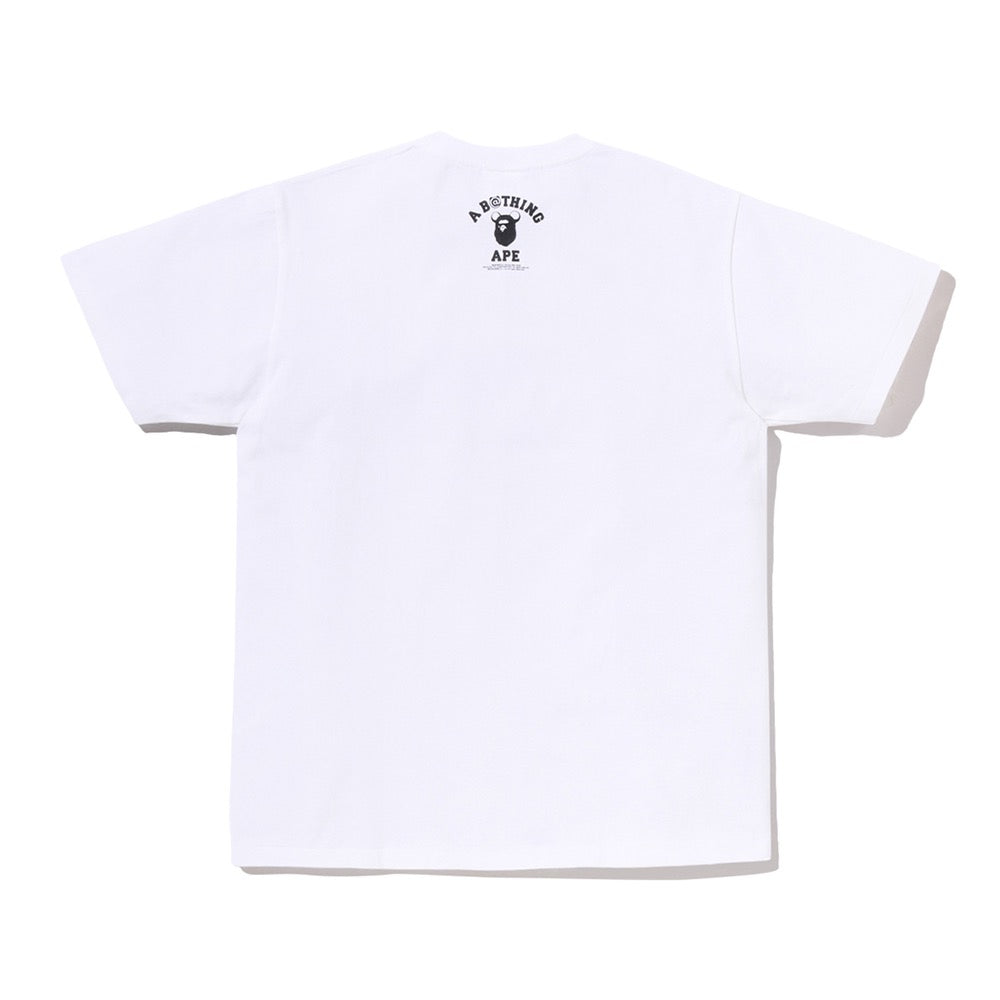 BAPE X MEDICOM TOY 30TH ANNIV 비지 워크 티셔츠(M) WHITE