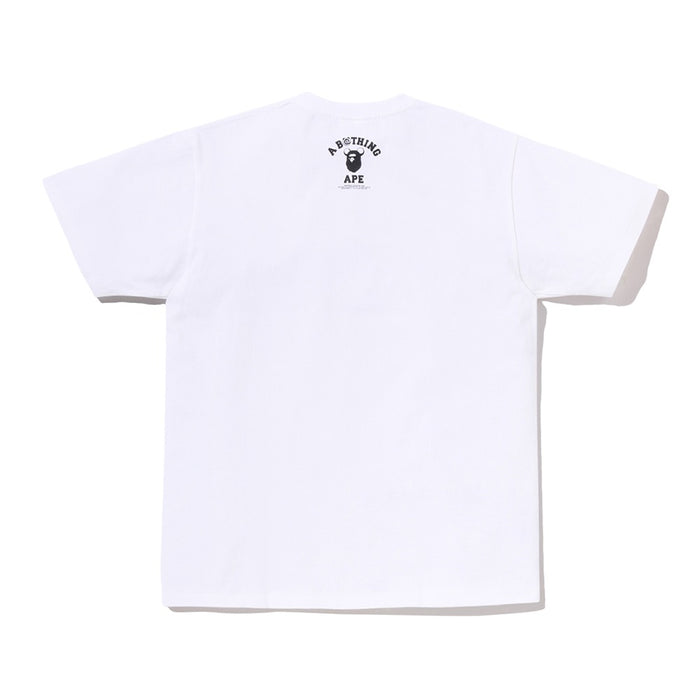BAPE X MEDICOM TOY 30TH ANNIV 비지 워크 티셔츠(M) WHITE