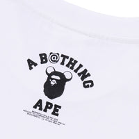 BAPE X MEDICOM TOY 30TH ANNIV 비지 워크 티셔츠(M) WHITE