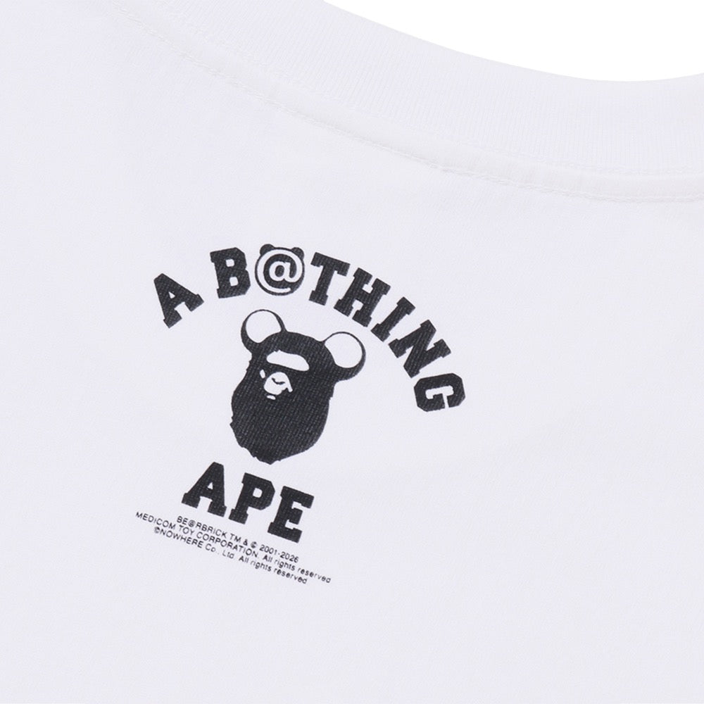 BAPE X MEDICOM TOY 30TH ANNIV 베이프 티셔츠(M) WHITE