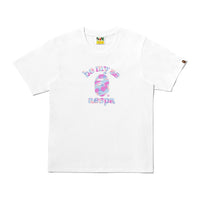 BAPE X AESPA 콜리지 티셔츠(W) WHITE