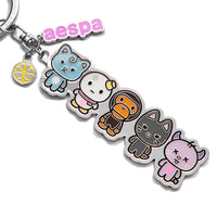 BAPE X AESPA 메탈 키체인 MULTI