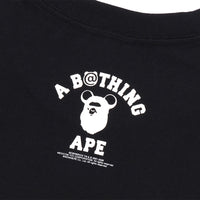 BAPE X MEDICOM TOY 30TH ANNIV 콜리지 마일로 티셔츠(M) BLACK