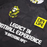 BAPE X CR7 라이프 올 오버 프린트 로고 릴렉스드 핏 저지(M) BLACK