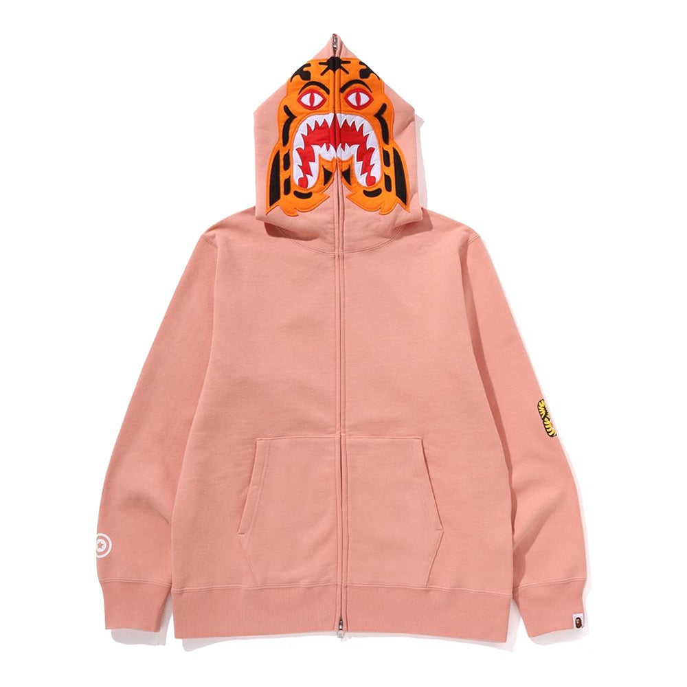 타이거 풀 집 후드(M) PINK