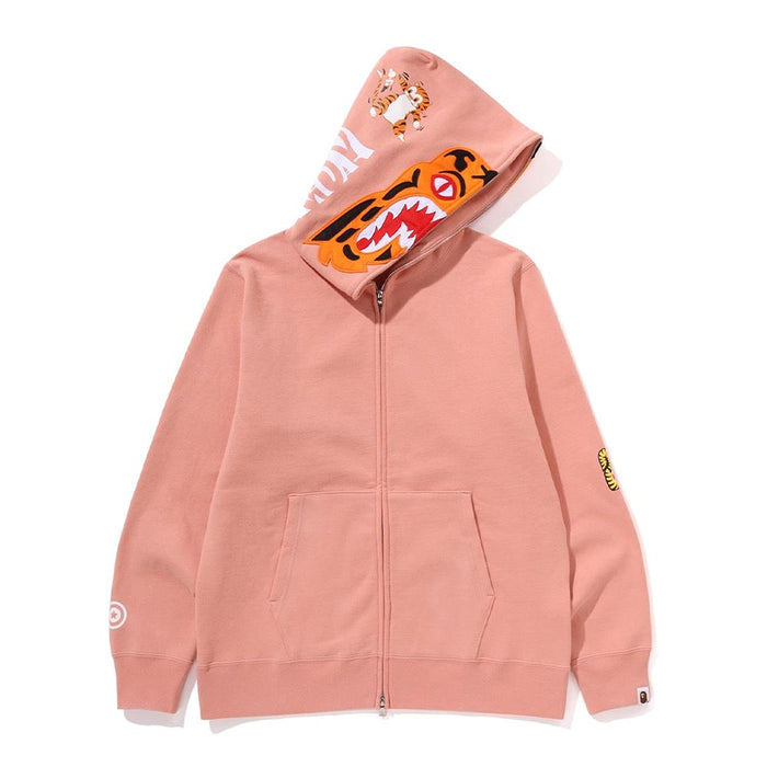 타이거 풀 집 후드(M) PINK