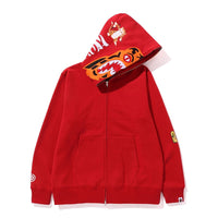 타이거 풀 집 후드(M) RED