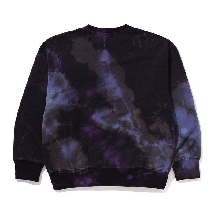 타이다이 에이프 헤드 릴렉스드 핏 크루넥 스웨트셔츠(M) BLACK