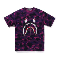 컬러 카모 샤크 티셔츠(M) PURPLE