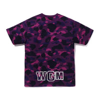 컬러 카모 샤크 티셔츠(M) PURPLE