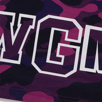 컬러 카모 샤크 티셔츠(M) PURPLE