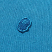 가먼트 다이 원 포인트 릴렉스트 핏 티셔츠(M) BLUE