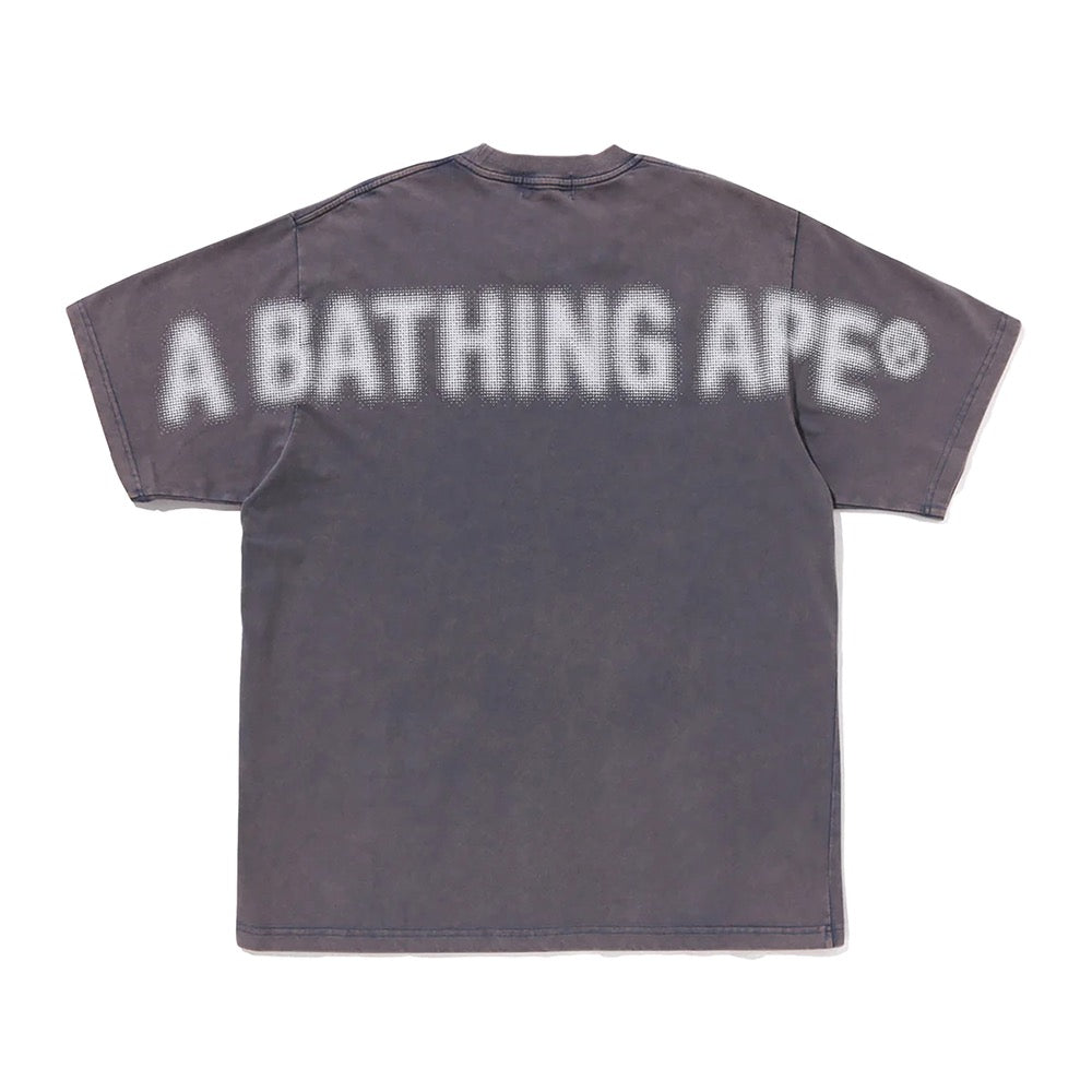 피그먼트 프린트 에이프 헤드 릴렉스드 핏 티셔츠(M) CHARCOAL