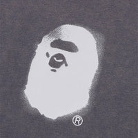 피그먼트 프린트 에이프 헤드 릴렉스드 핏 티셔츠(M) CHARCOAL