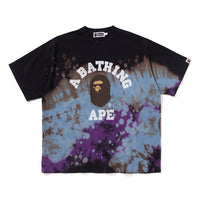 타이 다이 콜리지 릴렉스드 핏 티셔츠(M) BLACK