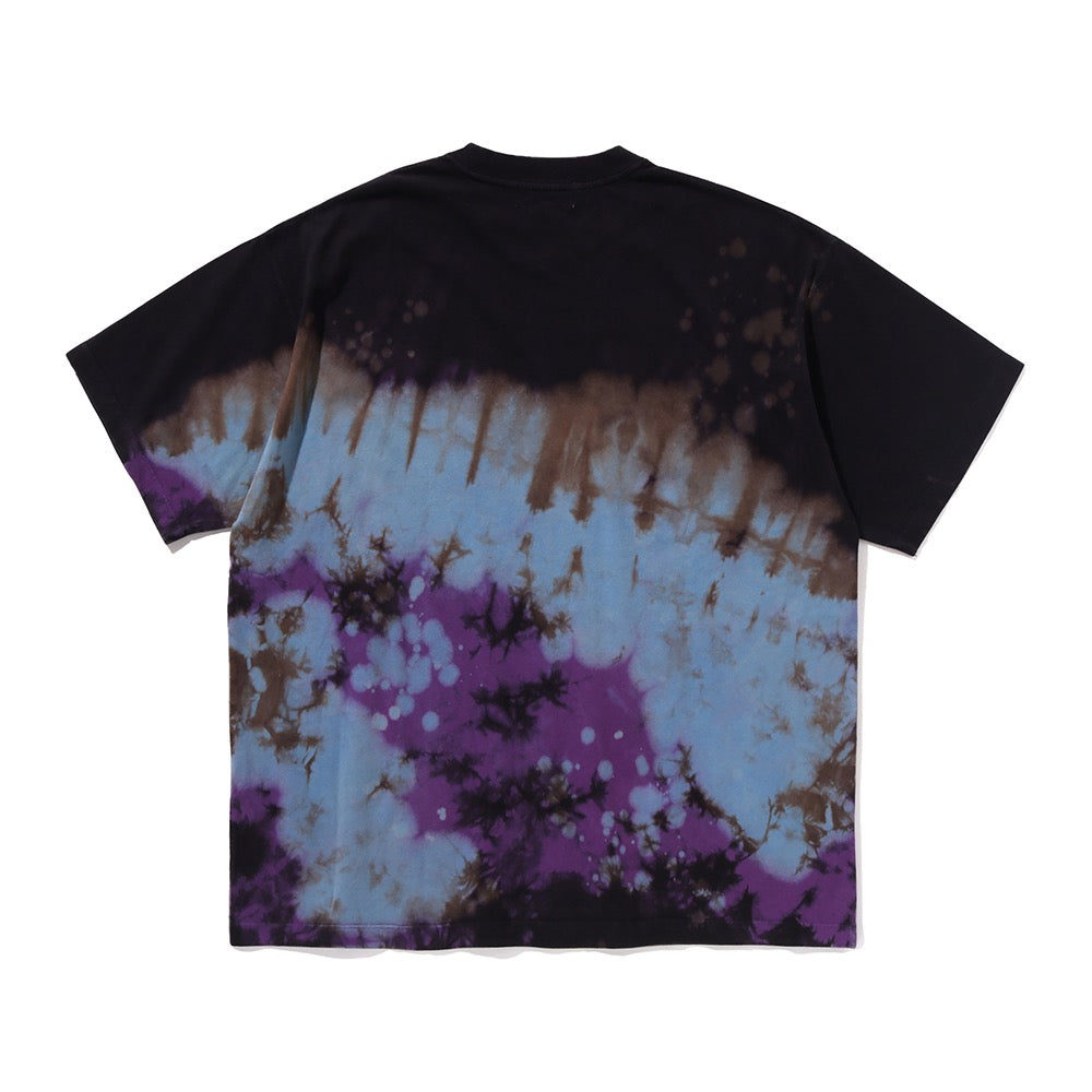 타이 다이 콜리지 릴렉스드 핏 티셔츠(M) BLACK