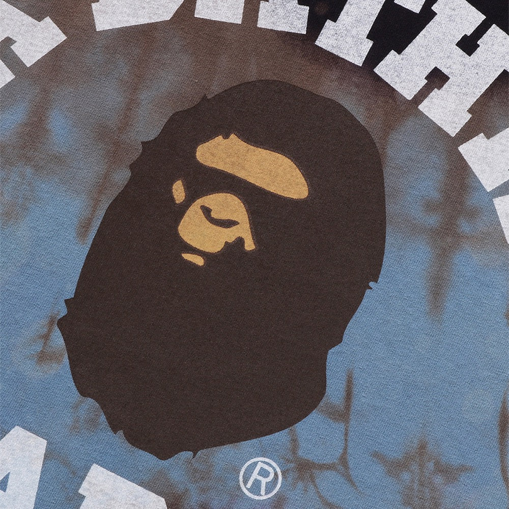 타이 다이 콜리지 릴렉스드 핏 티셔츠(M) BLACK