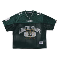 라인 카모 멀티 로고 릴렉스트 핏 풋볼 저지(M) GREEN