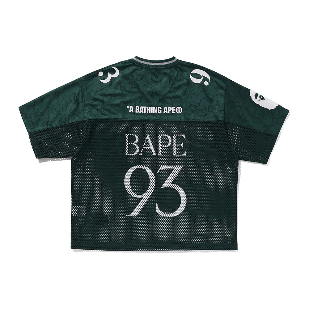 라인 카모 멀티 로고 릴렉스트 핏 풋볼 저지(M) GREEN