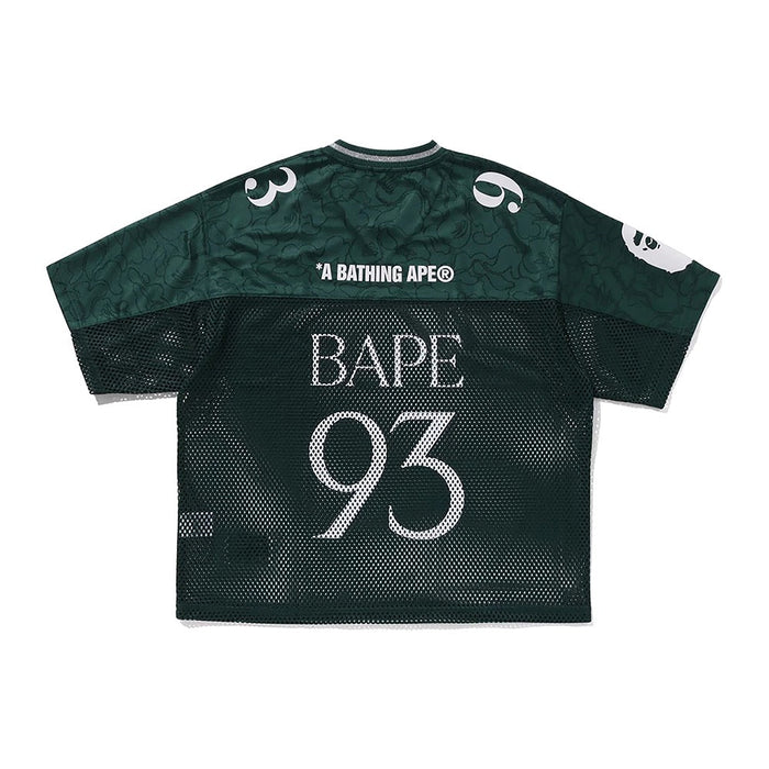 라인 카모 멀티 로고 릴렉스트 핏 풋볼 저지(M) GREEN