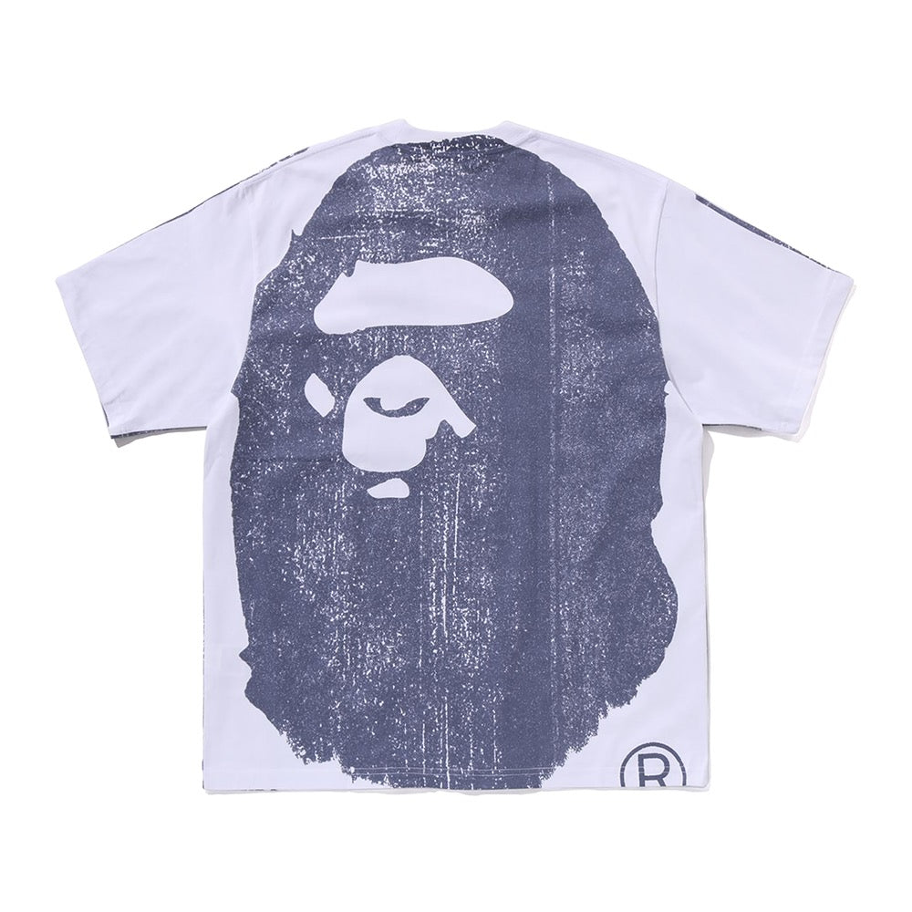 워터 프린트 콜리지 릴렉스트 핏 티셔츠(M) WHITE