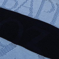 자카드 멀티로고 스트라이프 릴렉스트 핏 티셔츠(M) NAVY