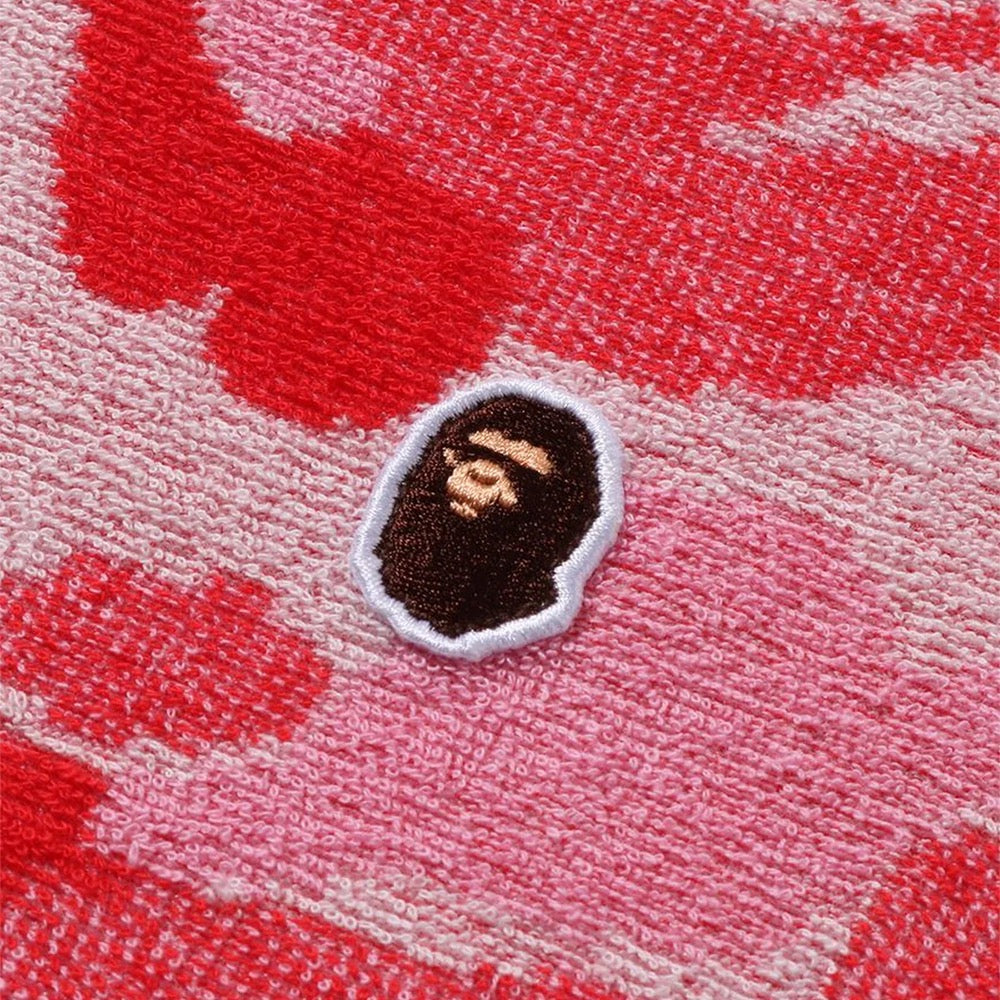 ABC 카모 파일 자카드 릴렉스트 핏 폴로 셔츠(M) PINK