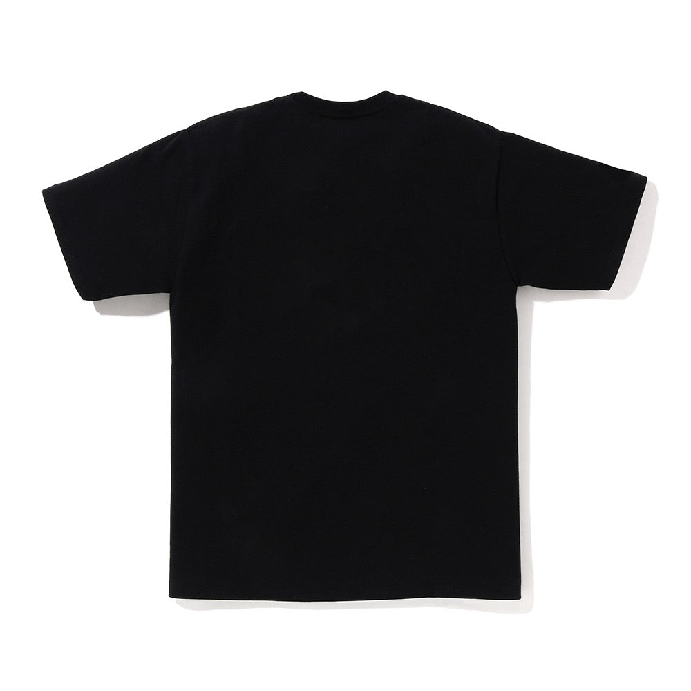 BATHING APE 스크립트 로고 티셔츠(M) BLACK/GREEN