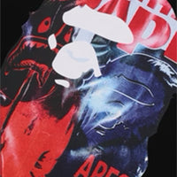 포토 프린트 에이프 헤드 릴렉스드 핏 티셔츠(M) BLACK