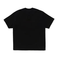 베케이션 패턴 에이프 헤드 릴렉스드 티셔츠(M) BLACK