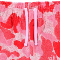 ABC 카모 파일 원 포인트 스웨트 쇼츠(M) PINK