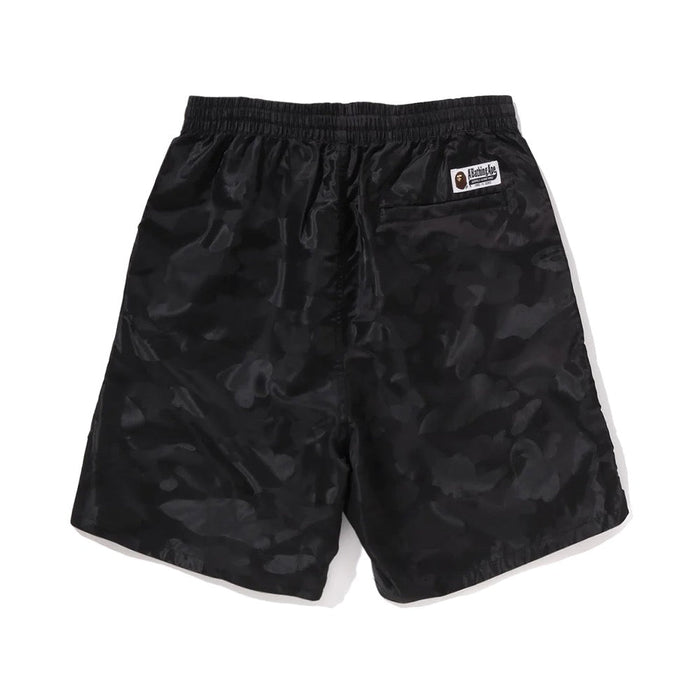 솔리드 카모 BATHING APE 로고 쇼츠(M) BLACK
