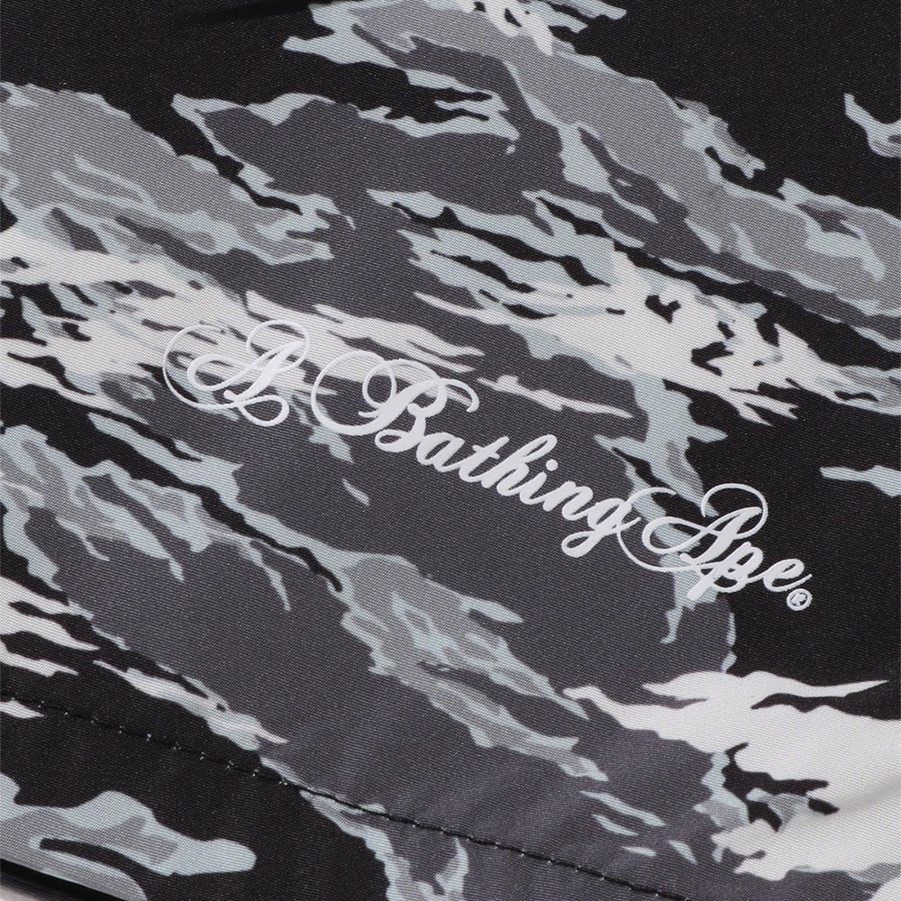 팜 트리 카모 릴랙스드 핏 비치 쇼츠(M) BLACK