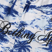 팜 트리 카모 릴랙스드 핏 비치 쇼츠(M) BLUE