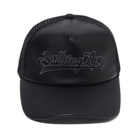 베이스볼 로고 메쉬 캡 BLACK