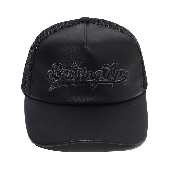 베이스볼 로고 메쉬 캡 BLACK