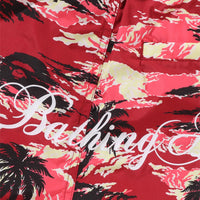 팜 트리 카모 릴렉스드 핏 비치 쇼츠(M) RED