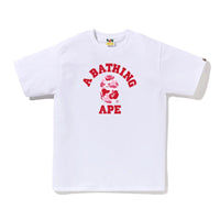 ABC 카모 콜리지 티셔츠(M) WHITE/PINK