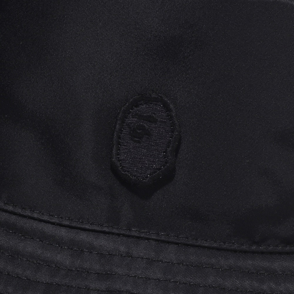 콜리지 모노그램 리버시블 버클 햇 BLACK