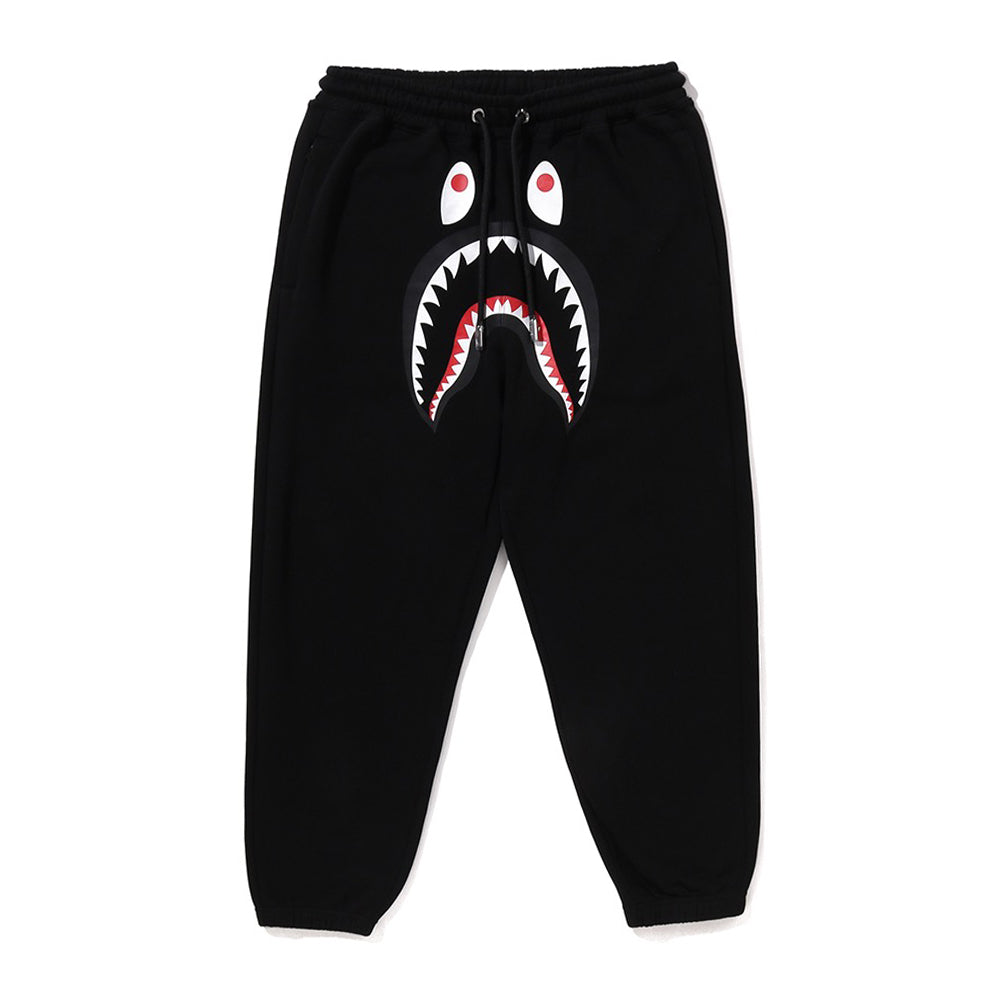 샤크 릴렉스드 핏 스웨트 팬츠(M) BLACK