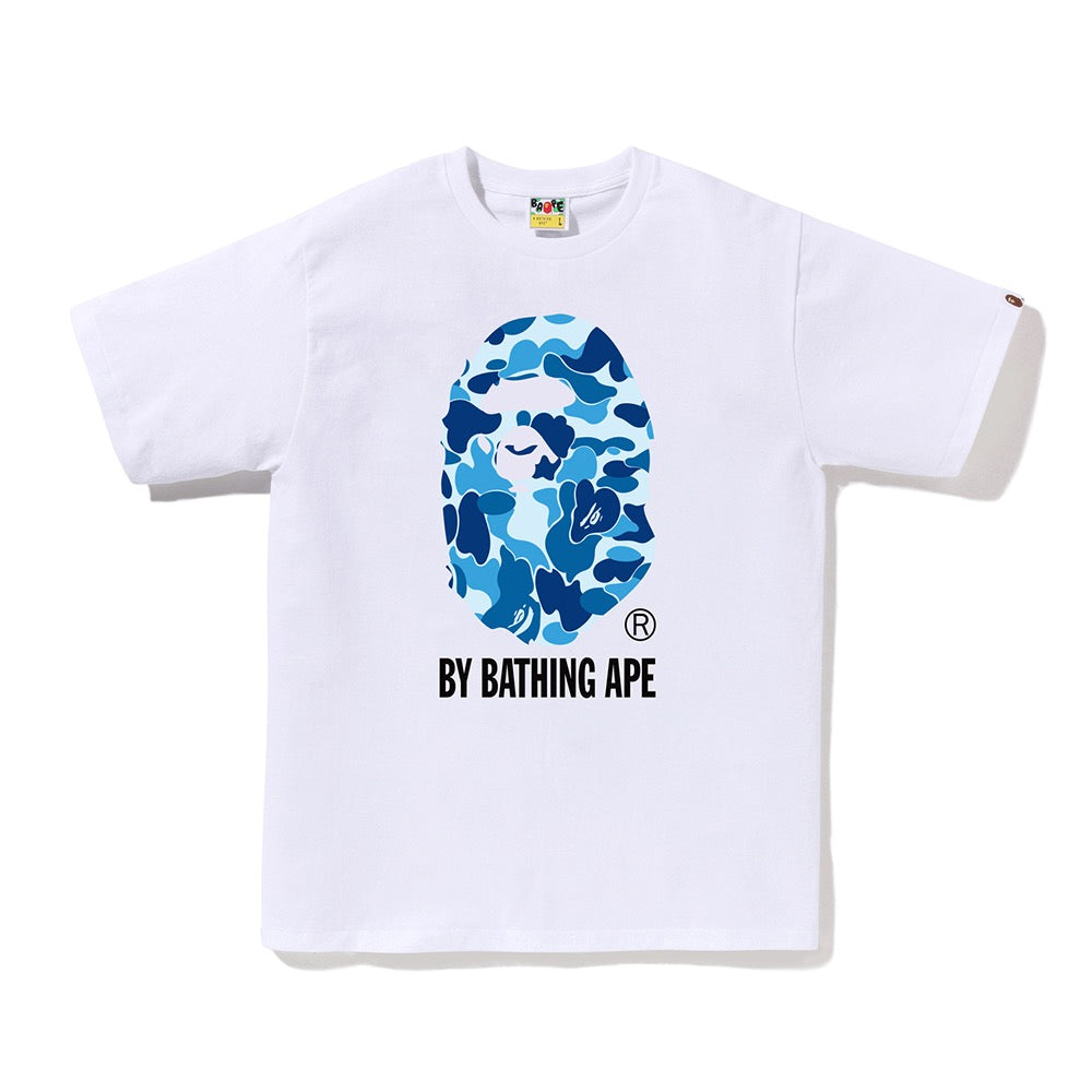 ABC 카모 BY BATHING APE 티셔츠(M) WHITE/BLUE