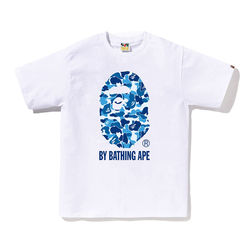 ABC 카모 BY BATHING APE 티셔츠(M) WHITE/BLUE