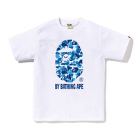 ABC 카모 BY BATHING APE 티셔츠(M) WHITE/BLUE