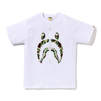 ABC 카모 샤크 티셔츠(M) WHITE/GREEN