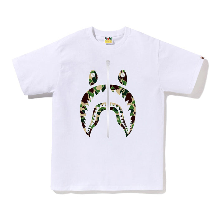 ABC 카모 샤크 티셔츠(M) WHITE/GREEN