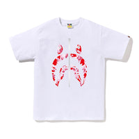 ABC 카모 샤크 티셔츠(M) WHITE/PINK