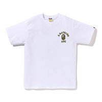 퍼스트 카모 콜리지 ATS 티셔츠(M) WHITE/GREEN