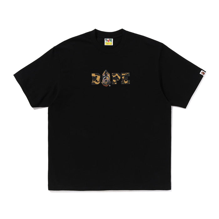 퍼스트 카모 BAPE 로고 릴렉스드 핏 티셔츠(M) BLACK
