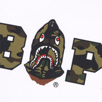 퍼스트 카모 BAPE 로고 릴렉스드 핏 티셔츠(M) WHITE